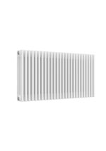 Reina Colona (4 columns) Designer Steel Traditional Horizontal Radiator - White