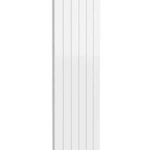 Reina Casina Double Vertical Designer Aluminium Contemporary Panelled Radiator - White