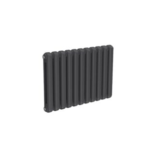 Reina Coneva Horizontal Designer Steel Traditional Radiator - Anthracite