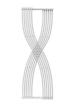 Reina Dimaro Designer Steel Contemporary Vertical Arty Radiator - White