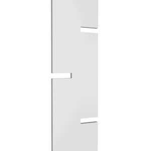 Reina Fiore Designer Steel Contemporary Vertical Flat Radiator - White