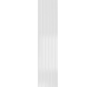 Reina Flat Single Designer Steel Modern Vertical Panelled Radiators - White