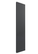 Reina Flat Double Designer Steel Modern Vertical Panelled Radiators - Anthracite