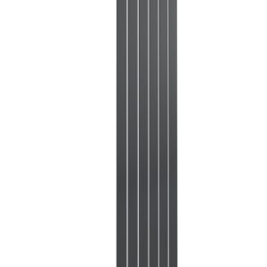 Reina Flat Single Designer Steel Modern Vertical Panelled Radiators - Anthracite