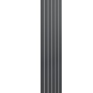 Reina Flat Single Designer Steel Modern Vertical Panelled Radiators - Anthracite
