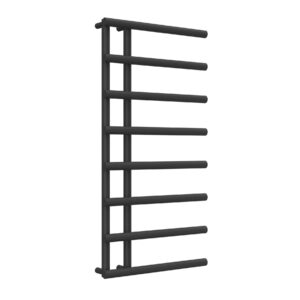 Reina Matera Steel Modern Vertical Bathroom Towel Rail and Radiator - Anthracite