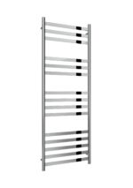 Reina Misa Stainless Steel Modern Vertical Bathroom Towel Rail and Radiator - Polished