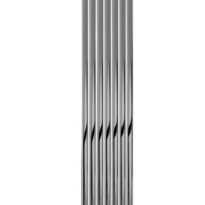 Reina Neva Single Vertical Designer Steel Modern Radiator - Chrome