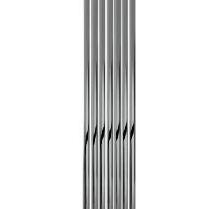 Reina Neva Single Vertical Designer Steel Modern Radiator - Chrome