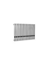 Reina Neva Single Horizontal Designer Steel Modern Radiator - Chrome
