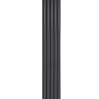 Reina Neva Double Vertical Designer Steel Modern Radiator - Anthracite