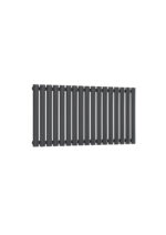 Reina Neva Single Horizontal Designer Steel Modern Radiator - Anthracite