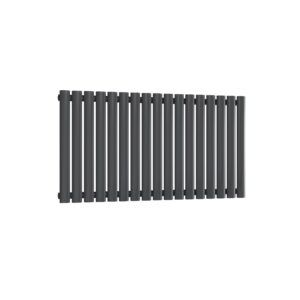Reina Neva Single Horizontal Designer Steel Modern Radiator - Anthracite