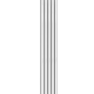Reina Neva Double Vertical Designer Steel Modern Radiator - White