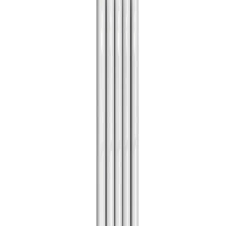 Reina Neva Double Vertical Designer Steel Modern Radiator - White