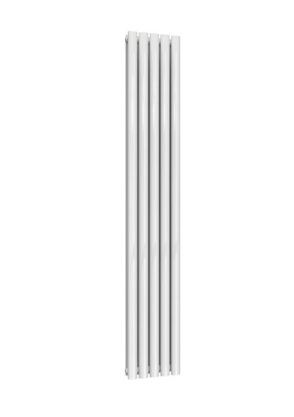 Reina Neva Double Vertical Designer Steel Modern Radiator - White