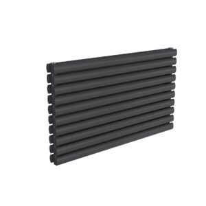 Reina Nevah Double Designer Steel Horizontal Radiator - Anthracite