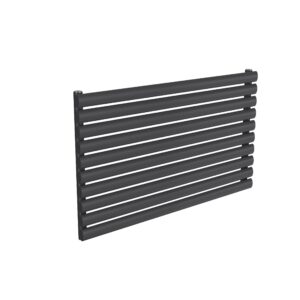 Reina Nevah Single Designer Steel Horizontal Radiator - Anthracite