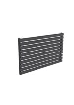 Reina Nevah Single Designer Steel Horizontal Radiator - Anthracite