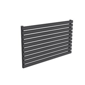 Reina Nevah Single Designer Steel Horizontal Radiator - Anthracite