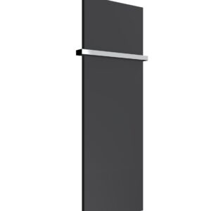 Reina Slimline Vertical Steel Contemporary Bathroom Flat Radiator - Anthracite