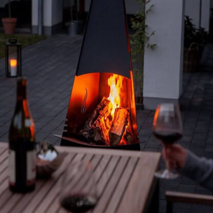 Aduro Outdoor Fireplace - Black - Image 2