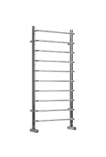 Reina Aliano Steel Modern Vertical Bathroom Towel Rail and Radiator - Chrome