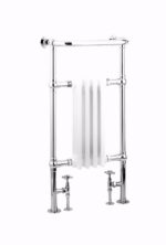 Reina Alicia 952 X 479 Steel Semi-Traditional Vertical Bathroom Towel Rail and Radiator