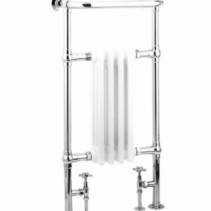 Reina Alicia 952 X 479 Steel Semi-Traditional Vertical Bathroom Towel Rail and Radiator