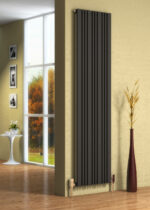 Reina Bonera Designer Steel Contemporary Vertical Radiator - Anthracite