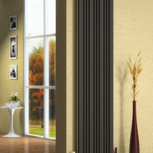 Reina Bonera Designer Steel Contemporary Vertical Radiator - Anthracite