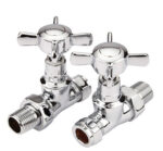 Reina Bronte (Traditional) Straight Chrome Valves