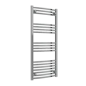 Reina Capo Chrome Bathroom Electric Towel Radiator (Standard Element) - Curved