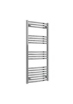 Reina Capo Chrome Bathroom Electric Towel Radiator (Thermostatic Element) - Curved