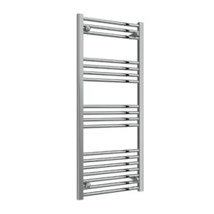 Reina Capo Chrome Bathroom Electric Towel Radiator (Thermostatic Element) - Flat