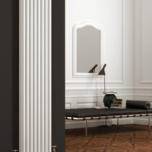 Reina Colona (3 columns) Designer Steel Traditional Vertical Radiator - White