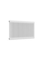 Reina Colona (2 columns) Designer Steel Traditional Horizontal Radiator - White