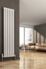 Reina Coneva Vertical Designer Steel Traditional Radiator - White