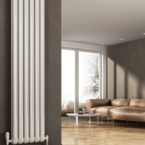 Reina Coneva Vertical Designer Steel Traditional Radiator - White