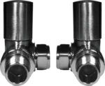 Reina Crova Corner Valves - Brushed