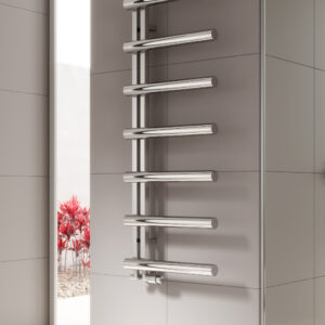 Reina Grosso Designer Stainless Steel Vertical Radiator - Polished