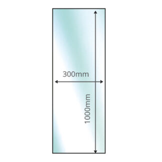 Insert Glass Hearth - 12mm x 1000mm x 300mm