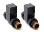 Reina Loge Anthracite Straight Valves