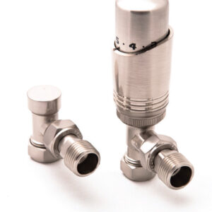 Reina Modal Trv - Brushed Angled Valves With Lockshield