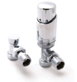 Reina Modal Trv - Chrome Angled Valves With Lockshield