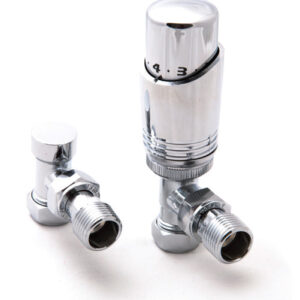 Reina Modal Trv - Chrome Angled Valves With Lockshield