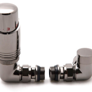 Reina Modal Trv - Oiled Bronze Corner Valves With Lockshield