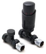 Reina Modal Trv - Anthracite Straight Valves With Lockshield