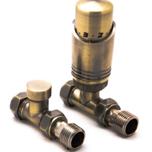 Reina Modal Trv - Bronze Straight Valves With Lockshield