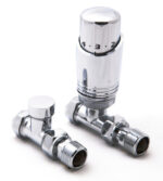 Reina Modal Trv - Chrome Straight Valves With Lockshield